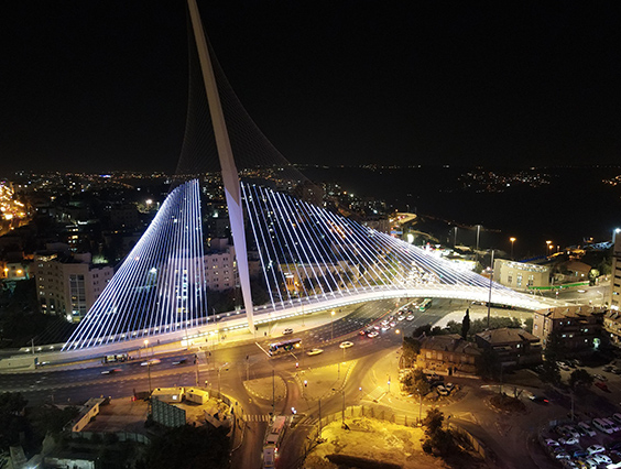 New upgrade of the city landmark night view. How sultry of the Jerusalem night view?